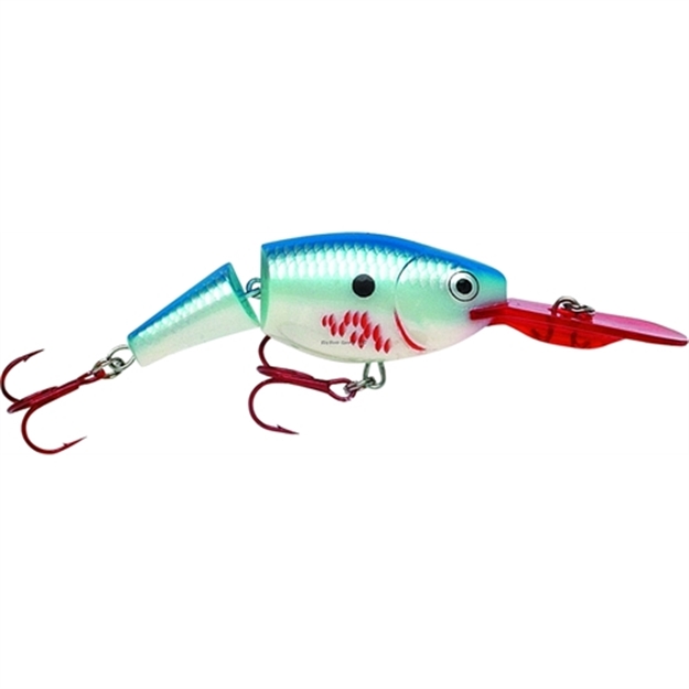 Picture of Rapala Jointed Shad Rap Crankbait, 1 1/2", 3/16 Oz, Bleeding Blue Shad, Floating