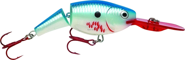 Picture of Rapala Jointed Shad Rap Crankbait, 2 3/4", 1/2 Oz, Bleeding Blue Shad, Floating