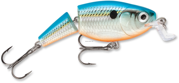 Picture of Rapala Jointed Shallow Shad Rap Crankbait, 2", 1/4 OZ Blue Shad, Suspending