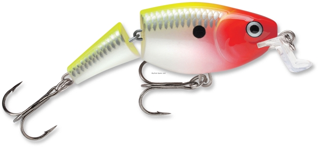 Picture of Rapala Jointed Shallow Shad Rap Crankbait, 2", 1/4 Oz, Clown, Suspending