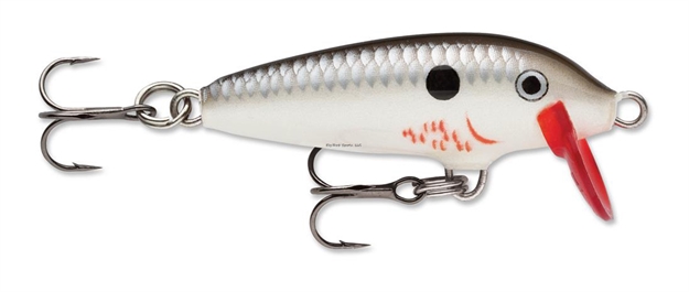 Picture of Rapala Original Floating Lure, 1 1/2", 1/16 Oz, Bleeding Pearl, Floating