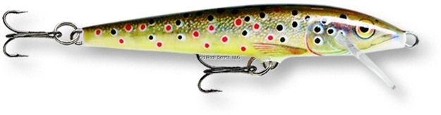 Picture of Rapala Original Floating Lure, 1 1/2", 1/16 Oz, Brown Trout, Floating