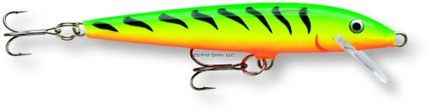 Picture of Rapala Original Floating Lure, 2", 1/16 Oz, Firetiger, Floating