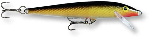 Picture of Rapala Original Floating Lure, 2 3/4", 1/8 Oz, Gold, Floating