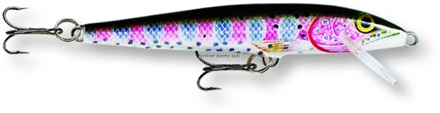 Picture of Rapala Original Floating Lure, 2 3/4", 1/8 Oz, Rainbow Trout, Floating