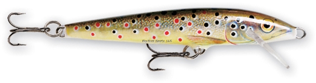 Picture of Rapala Original Floating Lure, 5 1/4", 1/4 Oz, Brown Trout, Floating