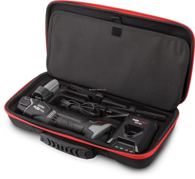 Picture of Rapala R12 Heavy Duty Fillet Knife Kit, Led Light, Battery Status, 2 Lithium Ion Batteries, Charging Base, Eva Storage Case