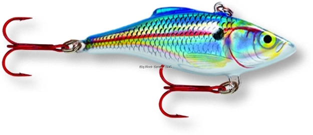 Picture of Rapala Rattlin' Rapala Lipless Crankbait, 2", 3/8 Oz, Holographic Blue Shad, Sinking