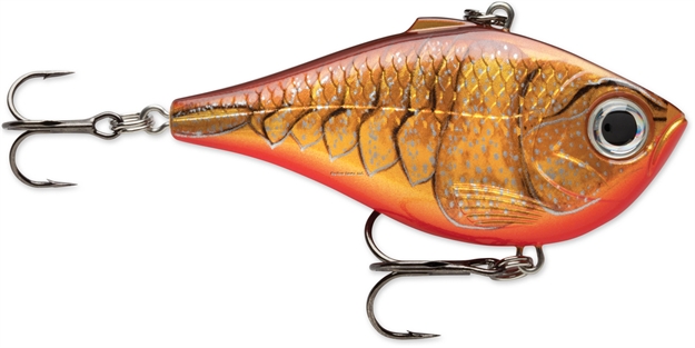 Picture of Rapala Rippin' Rap Lipless Crankbait, 2 3/4", 7/8 Oz, Dark Brown Crawdad, Sinking