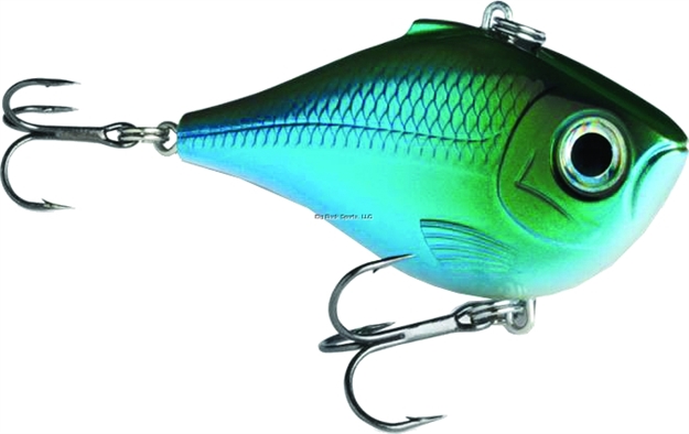 Picture of Rapala Rippin' Rap Lipless Crankbait, 2", 5/16 Oz, Chrome Moss Back Shiner, Sinking