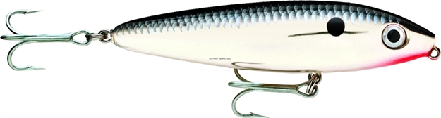 Picture of Rapala Saltwater Skitter Walk Topwater Lure, 4 3/8", 5/8 Oz, Chrome, Floating