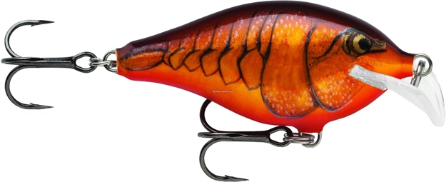 Picture of Rapala Scatter Rap Crank, 2", 5/16 Oz, Dark Brown Crawdad, Floating