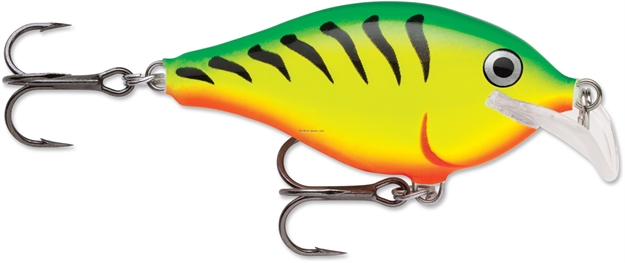Picture of Rapala Scatter Rap Crank, 2", 5/16 Oz, Firetiger, Floating