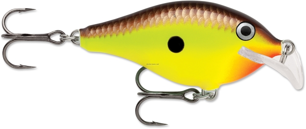 Picture of Rapala Scatter Rap Crank, 2", 5/16 Oz, Hot Mustard, Floating