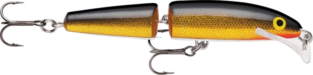 Picture of Rapala Scatter Rap Jointed Lure, 3 1/2", 1/4 Oz, Gold, Floating