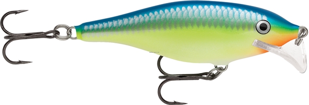 Picture of Rapala Scatter Rap Shad Crankbait, 2", 3/16 Oz, Caribbean Shad, Floating