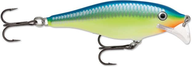 Picture of Rapala Scatter Rap Shad Crankbait, 2 3/4", 1/4 Oz, Caribbean Shad, Floating