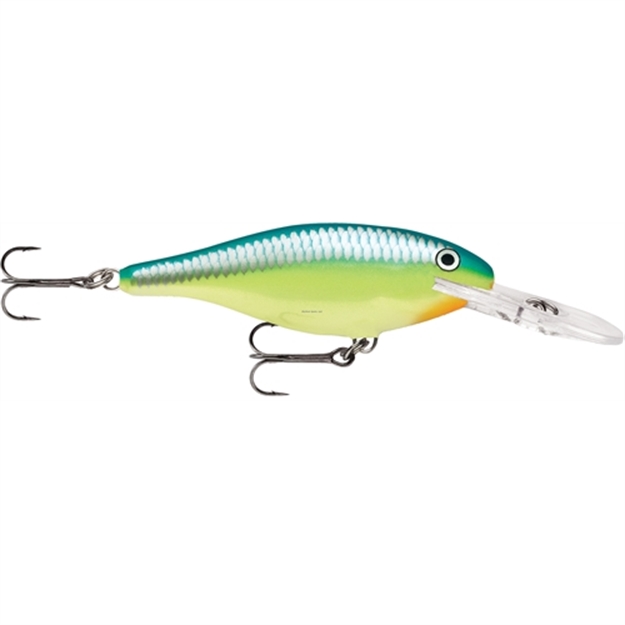 Picture of Rapala Shad Rap Crankbait, 1 1/2", 1/8 Oz, Caribbean Shad, Floating