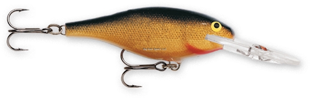 Picture of Rapala Shad Rap Crankbait, 2 1/2", 1/4 Oz, Gold, Floating