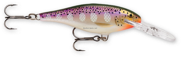 Picture of Rapala Shad Rap Crankbait, 2 1/2", 1/4 Oz, Purpledescent, Floating