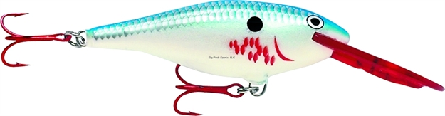 Picture of Rapala Shad Rap Crankbait, 2 3/4", 1/4 Oz, Bleeding Blue Shad, Floating