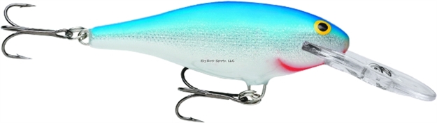 Picture of Rapala Shad Rap Crankbait, 2 3/4", 1/4 Oz, Blue, Floating