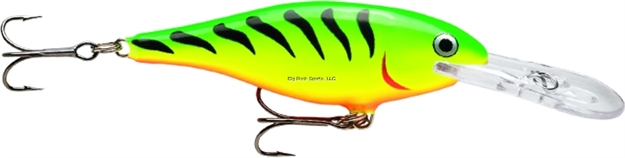 Picture of Rapala Shad Rap Crankbait, 2 3/4", 1/4 Oz, Firetiger, Floating