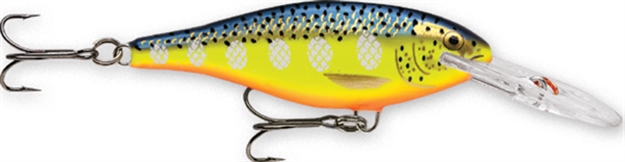 Picture of Rapala Shad Rap Crankbait, 2 3/4", 1/4 Oz, Hot Steel, Floating