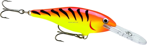Picture of Rapala Shad Rap Crankbait, 2 3/4", 1/4 Oz, Hot Tiger, Floating