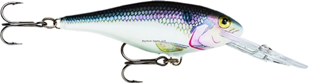 Picture of Rapala Shad Rap Crankbait, 2 3/4", 1/4 Oz, Shad, Floating
