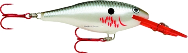 Picture of Rapala Shad Rap Crankbait, 2 3/4", 5/16 Oz, Bleeding Pearl, Floating