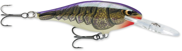 Picture of Rapala Shad Rap Crankbait, 2 3/4", 5/16 Oz, Purple Olive Craw, Floating