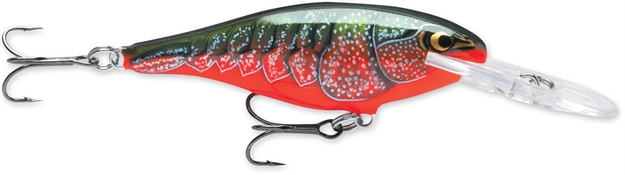 Picture of Rapala Shad Rap Crankbait, 3 1/2", 9/16 Oz, Red Crawdad, Floating