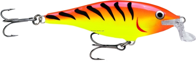 Picture of Rapala Shallow Shad Rap Crankbait, 2", 3/16 Oz, Hot Tiger, Floating
