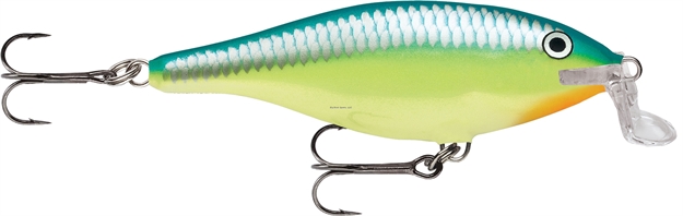 Picture of Rapala Shallow Shad Rap Crankbait, 2 3/4", 1/4 Oz, Caribbean Shad, Floating