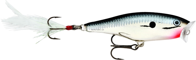 Picture of Rapala Skitter Prop Topwater Lure, 2 3/4", 1/4 Oz, Chrome, Floating