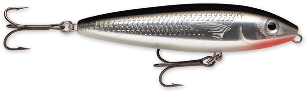 Picture of Rapala Skitter Walk Topwater Lure, 3 1/8", 7/16 Oz, Silver Mullet, Floating