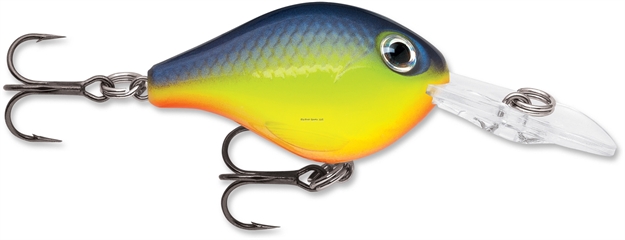 Picture of Rapala Ultra Light Crankbait, 1-1/2", 1/8 Oz, Hot Steel, Floating