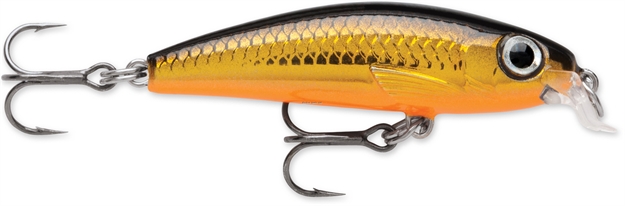 Picture of Rapala Ultra Light Minnow, 1 1/2", 1/8 Oz, Gold, Sinking
