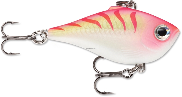 Picture of Rapala Ultra Light Rippin' Rap, Vertical Jigging, 1/16 Oz, 1-1/8", Pink Tiger UV