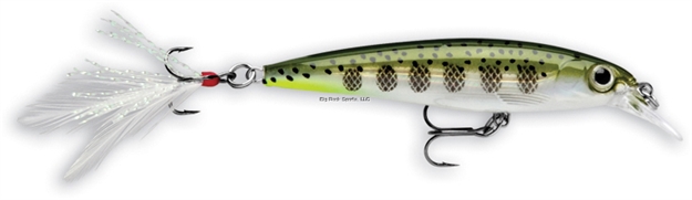 Picture of Rapala X-Rap Jerkbait, 1 1/2", 1/16 Oz, Olive Green Muddler, Suspending