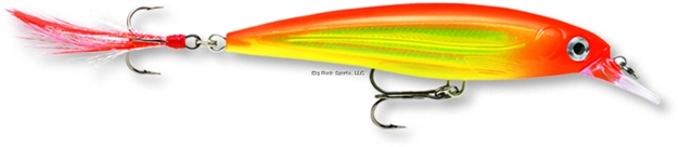 Picture of Rapala X-Rap Jerkbait, 2 1/2", 1/8 Oz, Hot Head, Suspending