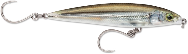 Picture of Rapala X-Rap Long Cast Shallow 12, Slashbait, Sinking, 1-1/4 Oz, 4-3/4", 1-2 Ft, #3/0 Hooks, Mangrove Minnow