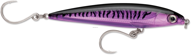 Picture of Rapala X-Rap Long Cast Shallow 14, Slashbait, Sinking, 1-7/8 Oz, 5-1/2", 1-2 Ft, #5/0 Hooks, Purple Mackrel