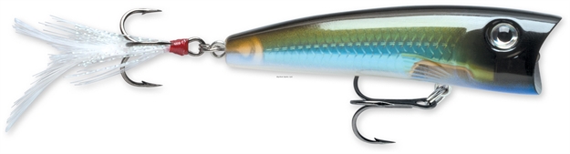 Picture of Rapala X-Rap Pop Topwater Lure, 2 3/4", 3/8 Oz, Moss Back Shiner, Floating