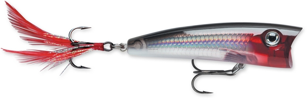 Picture of Rapala X-Rap Pop Topwater Lure, 2 3/4", 3/8 Oz, Silver, Floating