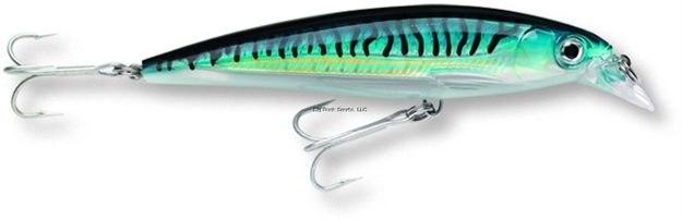 Picture of Rapala X-Rap Saltwater 10, Slashbait, 4", 7/16 Oz, Silver Blue Mackerel, Suspending