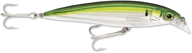 Picture of Rapala X-Rap Saltwater 8, Slashbait, Suspending, 1/4 Oz, 3-1/8",  3-5 Ft, #6 Hooks, Pilchard