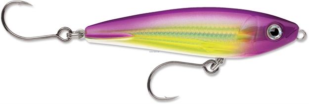 Picture of Rapala X-Rap Saltwater Subwalk 9, Subsurface, 3/4 Oz, 3-1/2", 0-2 Ft, #3/0 Hooks, Hot Purple
