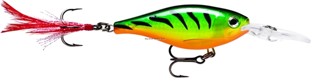 Picture of Rapala X-Rap Shad, 2 1/2", 5/16 Oz, Firetiger, Suspending